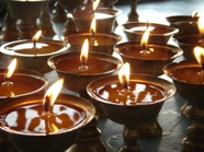 Butter Lamps Dharamsala