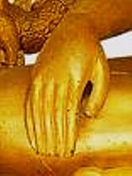 Mudra of Buddha in Dharamsala