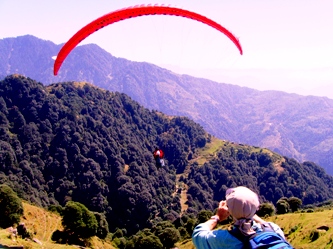 Para Gliding  Green Dharamsala