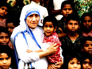 Sister Teresa with Kids