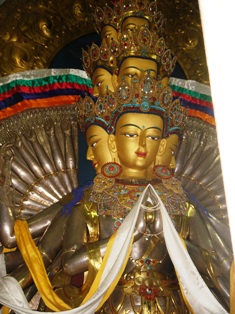 Avalokiteshwara in Dalai Lama Temple