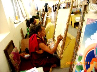 Norbulingka Monk Artist,Dharamsala