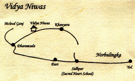Vidya Niwas Map